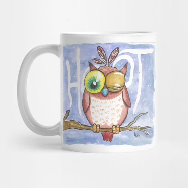 Hoot Cartoon Owl by Créa'RiBo